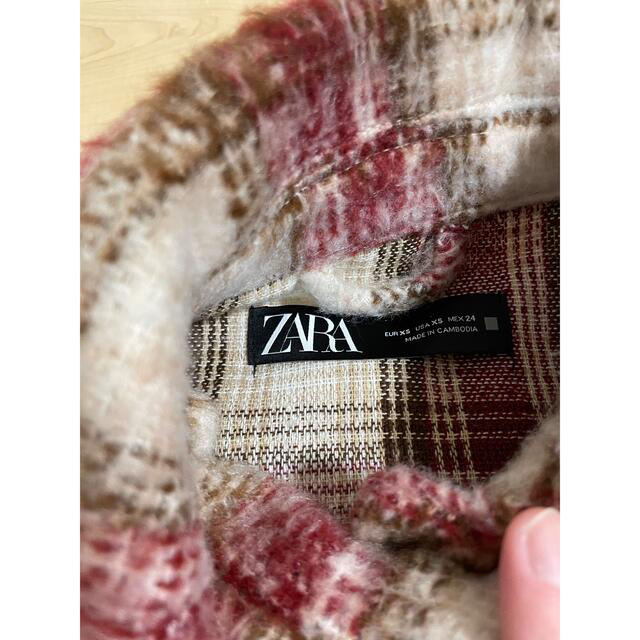 ZARA(ザラ)のZARA チェックシャツジャケット XSサイズ 新品美品 レディースのジャケット/アウター(その他)の商品写真