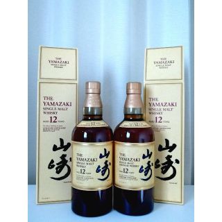 かすみ専用　山崎12年　旧箱2本　Yamazaki 12 old box(ウイスキー)