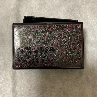 タイの工芸品　名刺入れ(名刺入れ/定期入れ)