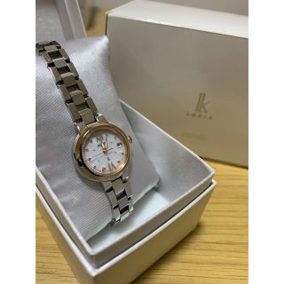 セイコー ルキア SSVW138 ピンクゴールド SEIKO ソーラー電波時計-