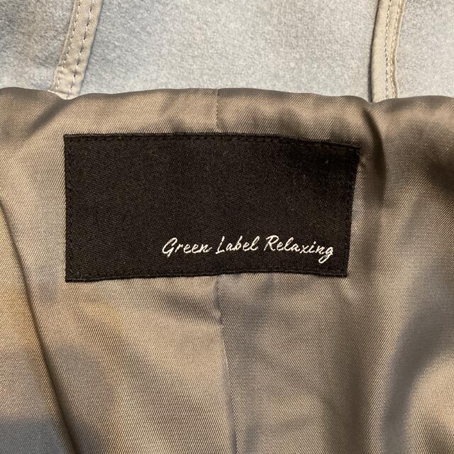 UNITED ARROWS green label relaxing(ユナイテッドアローズグリーンレーベルリラクシング)のグリーンレーベル　ダッフルコート　ブルー レディースのジャケット/アウター(ダッフルコート)の商品写真