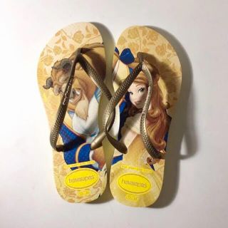 ハワイアナス(havaianas)の【新品】美女と野獣 ビーチサンダル havaianas(ビーチサンダル)