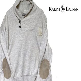 ラルフローレン(Ralph Lauren)の【希少】ラルフローレン スウェット 長袖 ビッグポニー デカロゴ 刺繍ロゴ (スウェット)