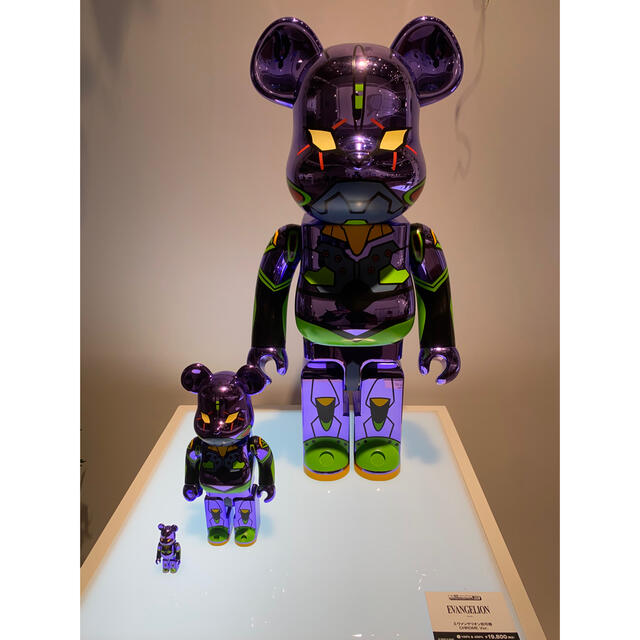 BE@RBRICK WWT3 エヴァンゲリオン初号機 エヴァ 100％ 400％