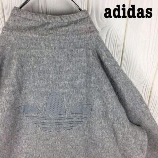 アディダス(adidas)のアディダス ハーフジップ ブルゾン ワンポイントトレフォイルロゴ オーバーサイズ(ブルゾン)