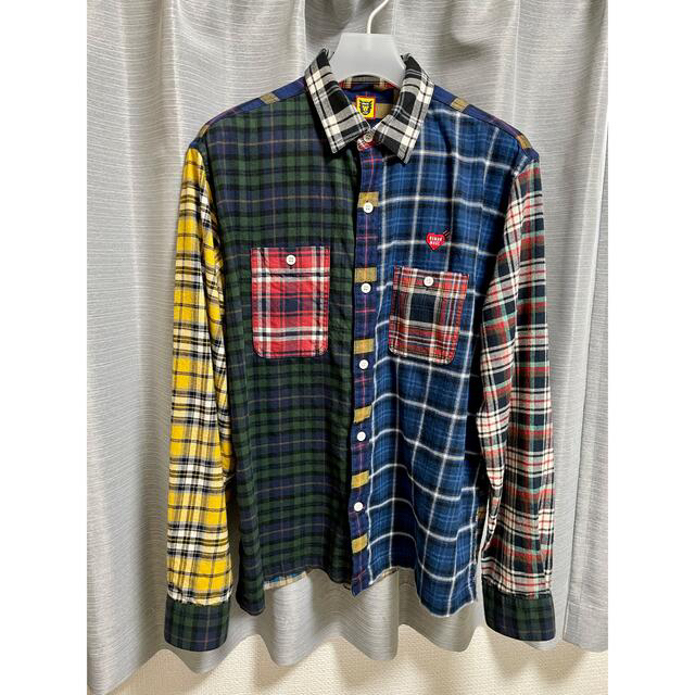 HUMAN MADE(ヒューマンメイド)のHUMAN MADE CRAZY CHECK L/S SHIRT メンズのトップス(シャツ)の商品写真