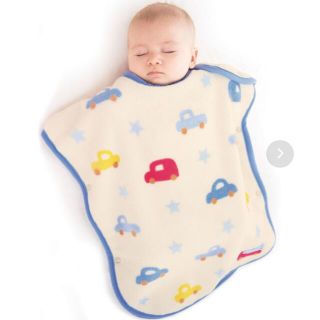 ミキハウス(mikihouse)の新品・未使用　ミキハウス　コットン　ベビー　スリーパー 新生児〜3歳くらいまで(おくるみ/ブランケット)