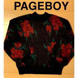 ページボーイ(PAGEBOY)のPAGEBOY 花柄　ニット(ニット/セーター)