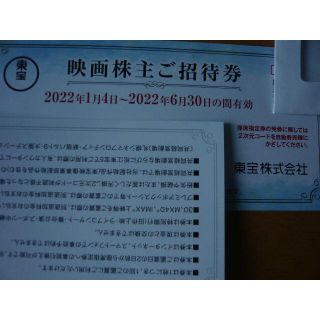 東宝 株主優待券 1枚(邦画)