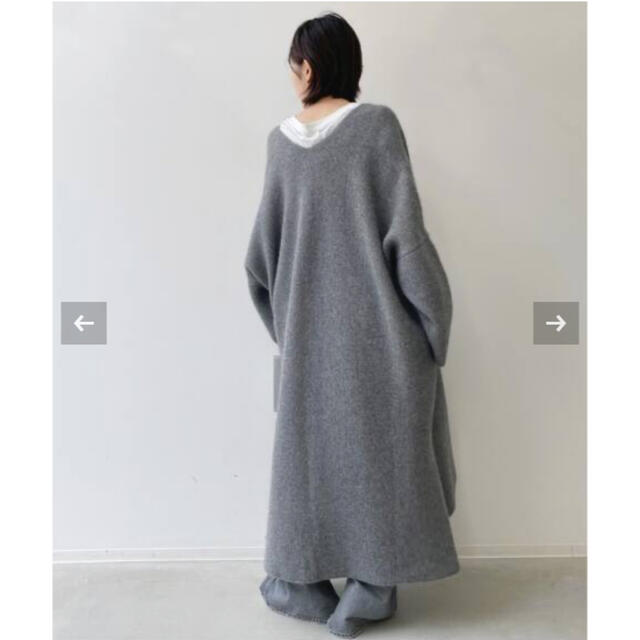 L'Appartement DEUXIEME CLASSE(アパルトモンドゥーズィエムクラス)のHAVEL studio RACOON KNIT COAT✴︎アパルトモン レディースのジャケット/アウター(ニットコート)の商品写真