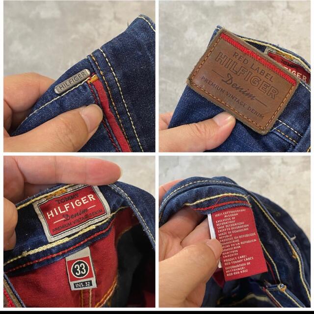 TOMMY HILFIGER(トミーヒルフィガー)の90s Vintage TOMMY FILFIGER トミー デニム 33 メンズのパンツ(デニム/ジーンズ)の商品写真