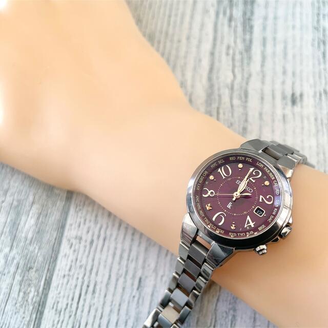 SEIKO 1B25-0AC0 電波 チタンの通販 by soga's shop｜セイコーならラクマ - SEIKO ルキア 腕時計 正規品即納