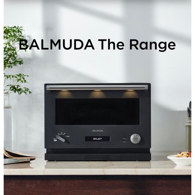 BALMUDA(バルミューダ)の【美品】BALMUDA The Range ブラック スマホ/家電/カメラの調理家電(電子レンジ)の商品写真