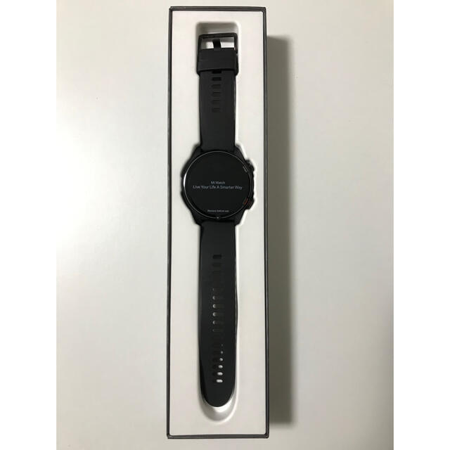 【新品本物】 Xiaomi ブラック Watch Mi 腕時計(デジタル)