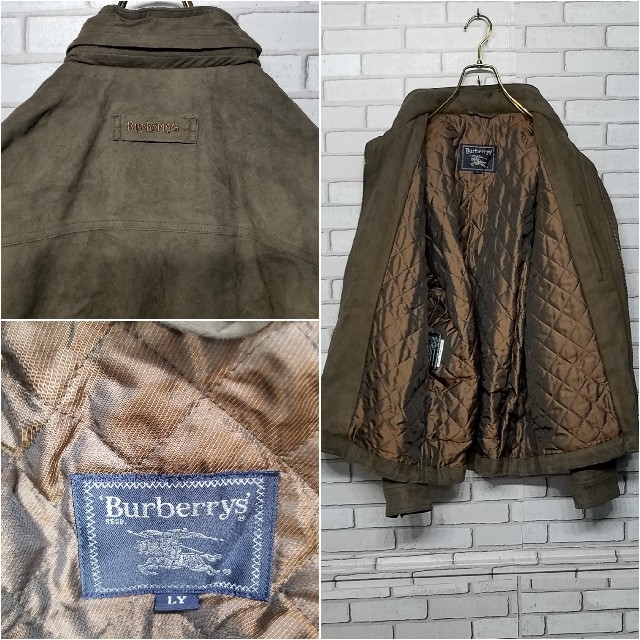 BURBERRY(バーバリー)の【Burberrys】バーバリーズ　スウェード　ジャケット　ブルゾン　ビンテージ メンズのジャケット/アウター(ブルゾン)の商品写真