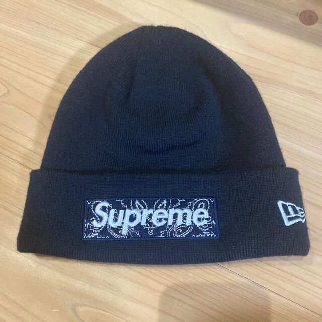 帽子supreme バンダナ　ボックス　ビーニー