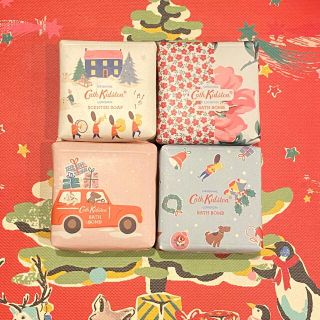 キャスキッドソン(Cath Kidston)のキャスキッドソン　バスボム　ソープ　4個セット　新品(入浴剤/バスソルト)