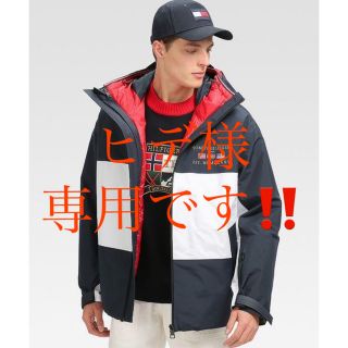 トミーヒルフィガー(TOMMY HILFIGER)のTommy hilfiger カラーブロックスキージャケットandマフラーセット(マウンテンパーカー)