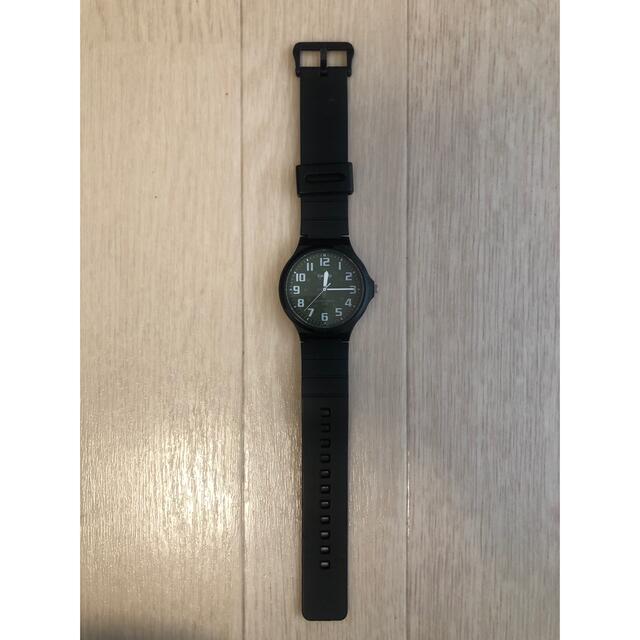 CASIO(カシオ)のCASIO カシオ腕時計　チープカシオ大きめ　カーキ×ホワイト メンズの時計(腕時計(デジタル))の商品写真