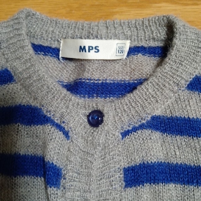 MPS(エムピーエス)のMPS カーディガン　120 　モヘア キッズ/ベビー/マタニティのキッズ服女の子用(90cm~)(カーディガン)の商品写真