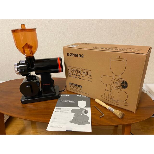 BONMAC コーヒーミル BM-250N-BKの通販 by Wisteria's shop｜ラクマ