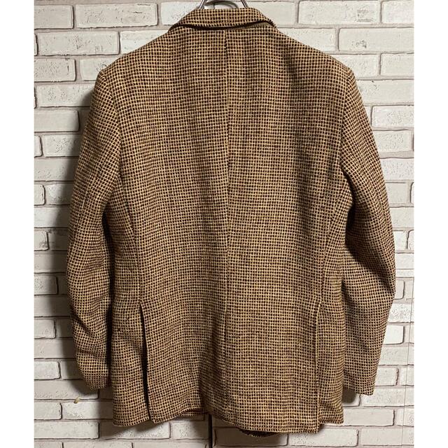 Harris Tweed - 90s 古着 ハリスツイード テーラードジャケット くるみ 