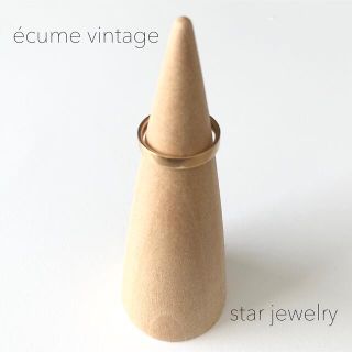 スタージュエリー(STAR JEWELRY)の【 vintage：star jewelry】K10 ジェンダーレスリング　7号(リング(指輪))