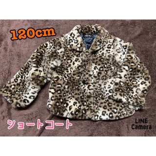 ショートコート♥120cm★ヒョウ柄♪オシャレ♪(ジャケット/上着)