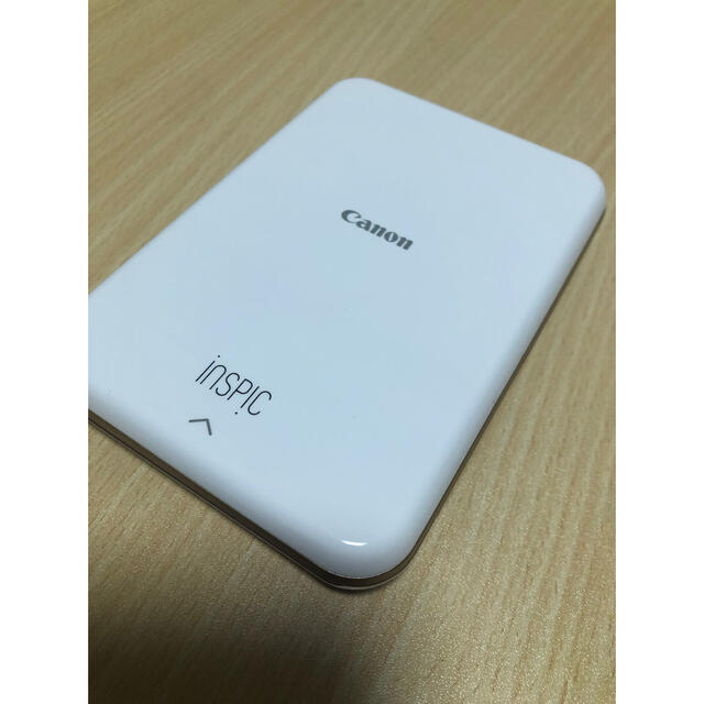 Canon(キヤノン)のキヤノン スマホ専用ミニフォトプリンター iNSPiC PV-123-SP ピン スマホ/家電/カメラのPC/タブレット(PC周辺機器)の商品写真