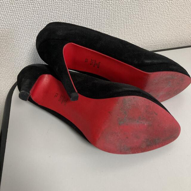 DIANA(ダイアナ)のDIANA ダイアナ パンプス　黒×赤　23.5cm レディースの靴/シューズ(ハイヒール/パンプス)の商品写真