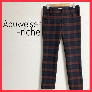 アプワイザーリッシェ(Apuweiser-riche)のApuweiser-riche アプワイザーリッシェ　チェックコーデュロイパンツ(カジュアルパンツ)