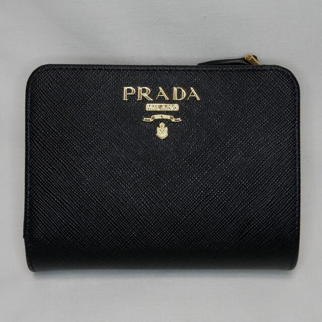 プラダ】 新品同様☆プラダ PRADA 三つ折り財布 レディース 匿名配送