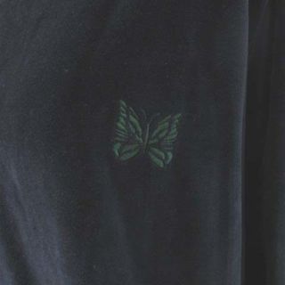 Needles - ニードルス ビームスボーイ別注 21AW ベロアカットソー ... ニードルス ビームスボーイ別注 21AW ベロアカットソーパピヨン刺繍 紺 XS