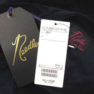 Needles - ニードルス ビームスボーイ別注 21AW ベロアカットソー ... ニードルス ビームスボーイ別注 21AW ベロアカットソーパピヨン刺繍 紺 XS