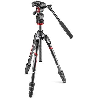 マンフロット(Manfrotto)のマンフロット三脚 Befree live カーボン 4段 ビデオ雲台(その他)