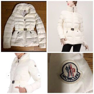 モンクレール(MONCLER)のeimy様専用　美品　モンクレール　ALOUETTE  ダウンコート　白(ダウンジャケット)