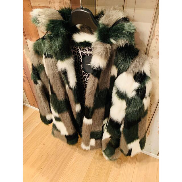 新品・未使用❗️定価約7万円❗️DIESELフェイクファージャケット 2