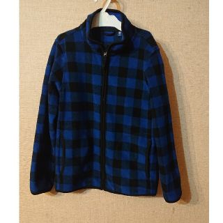 ユニクロ(UNIQLO)のユニクロ チェック柄フリース 140㎝(ジャケット/上着)