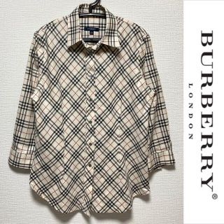 バーバリー(BURBERRY)のBURBERRY LONDON　シャツ　バーバリー　良好　ノバチェック　ブラウス(シャツ/ブラウス(長袖/七分))