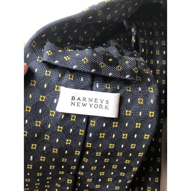 BARNEYS NEW YORK(バーニーズニューヨーク)のバーニーズ　ネクタイ　ネイビー　グレー メンズのファッション小物(ネクタイ)の商品写真