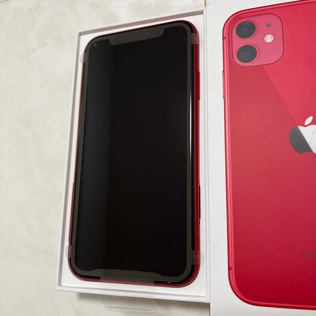 iPhone11  128GB  RED  SIMフリー　初期動作確認のみ