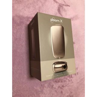 プルームテック(PloomTECH)のプルームX  シャンパンゴールド 美品(タバコグッズ)