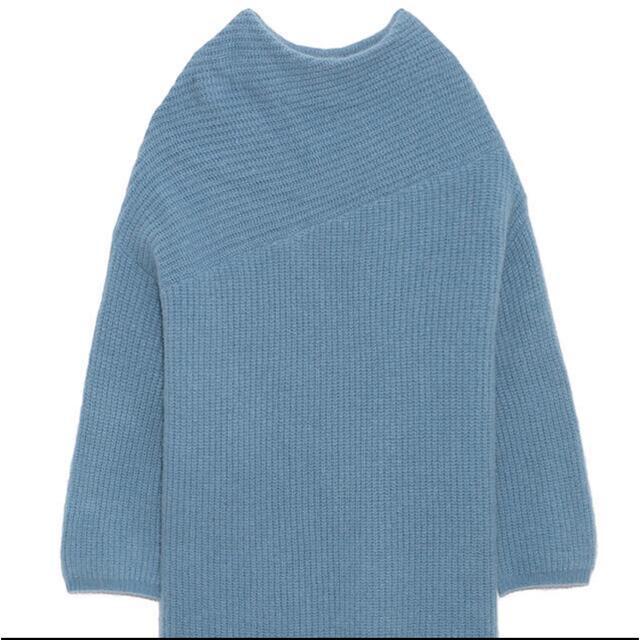 FRAY I.D ボトルネックルーズラクーンニットワンピース mHh6aSp4mj