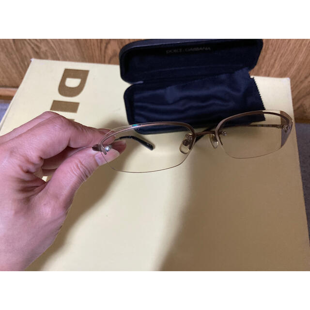 DOLCE&GABBANA(ドルチェアンドガッバーナ)のドルチェ&ガッバーナ度入り眼鏡 レディースのファッション小物(サングラス/メガネ)の商品写真