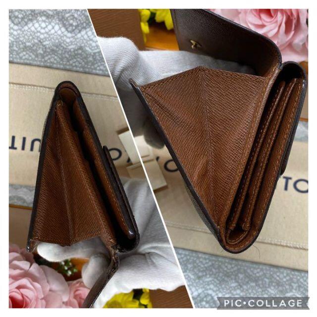ルイヴィトン モノグラム Wホック財布 ポルトモネ ビエ カルト