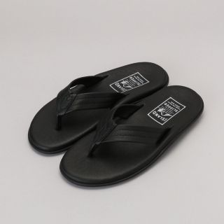 ビューティアンドユースユナイテッドアローズ(BEAUTY&YOUTH UNITED ARROWS)のISLAND SLIPPER レザートングサンダル black(サンダル)