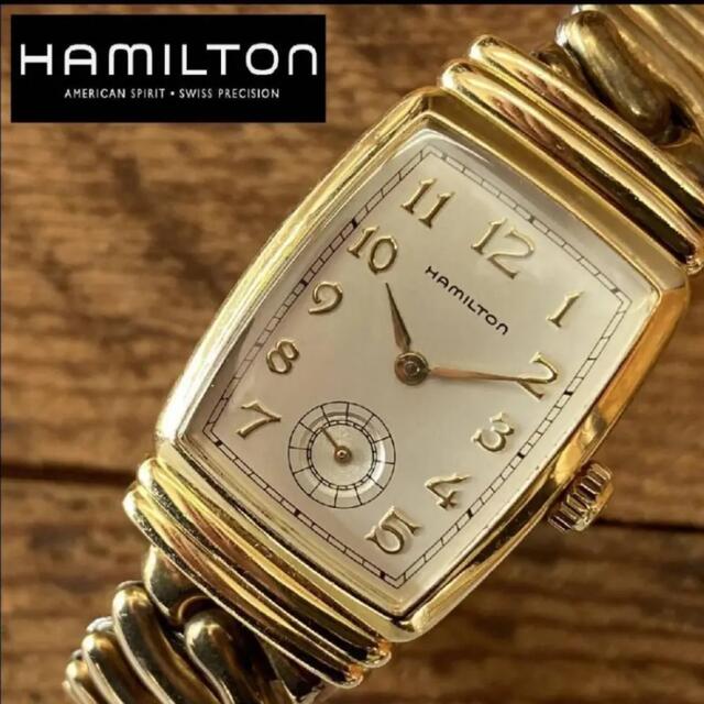 【電池交換済】HAMILTON ハミルトン 腕時計 ベントン 6198A