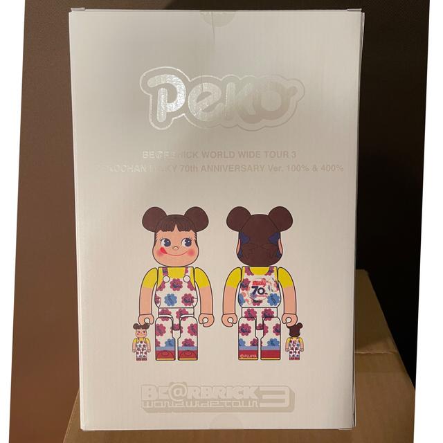 BE@RBRICK ペコちゃん ミルキー70周年デザイン 100%&400%