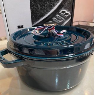 ストウブ(STAUB)のストウブ 鍋 Staub ピコ ココット ラウンド 24cm ラメール(鍋/フライパン)