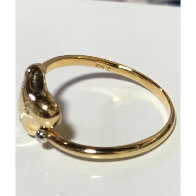 ダイヤモンドリング☆K18YG☆K18☆イエローゴールド☆リング レディースのアクセサリー(リング(指輪))の商品写真